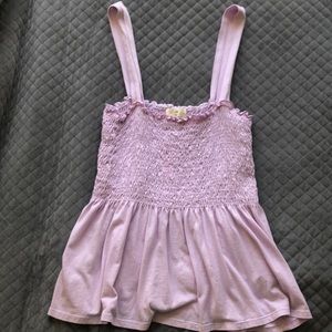 Anthropologie purple tank top